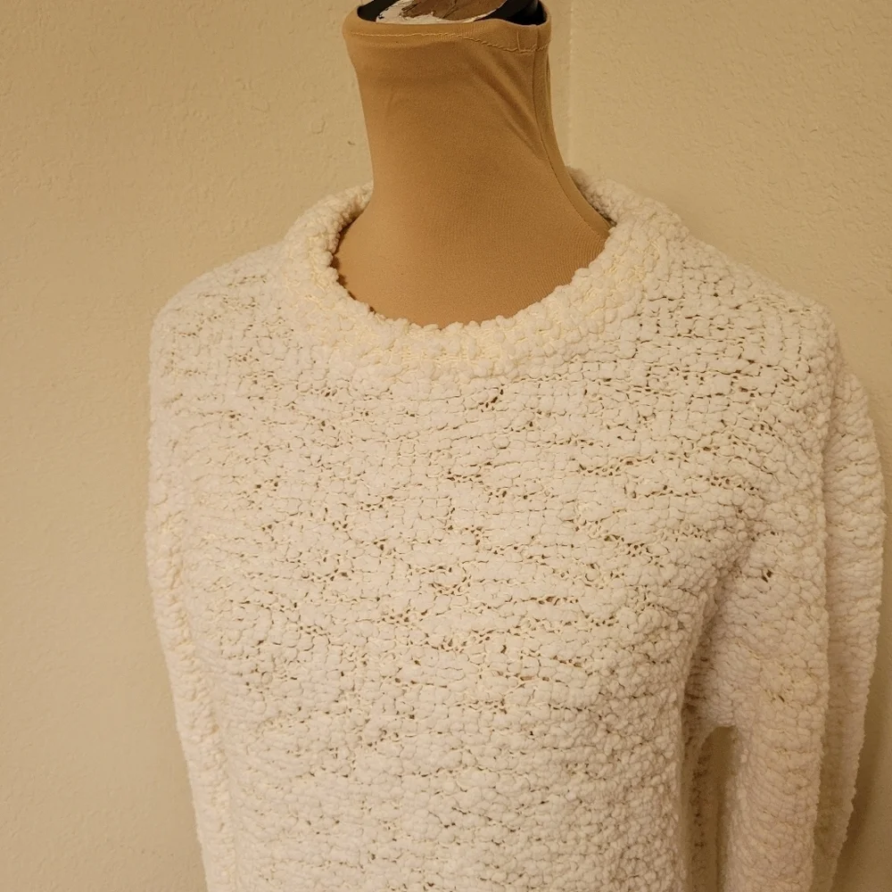 Ted Baker London White Popcorn Sweater
